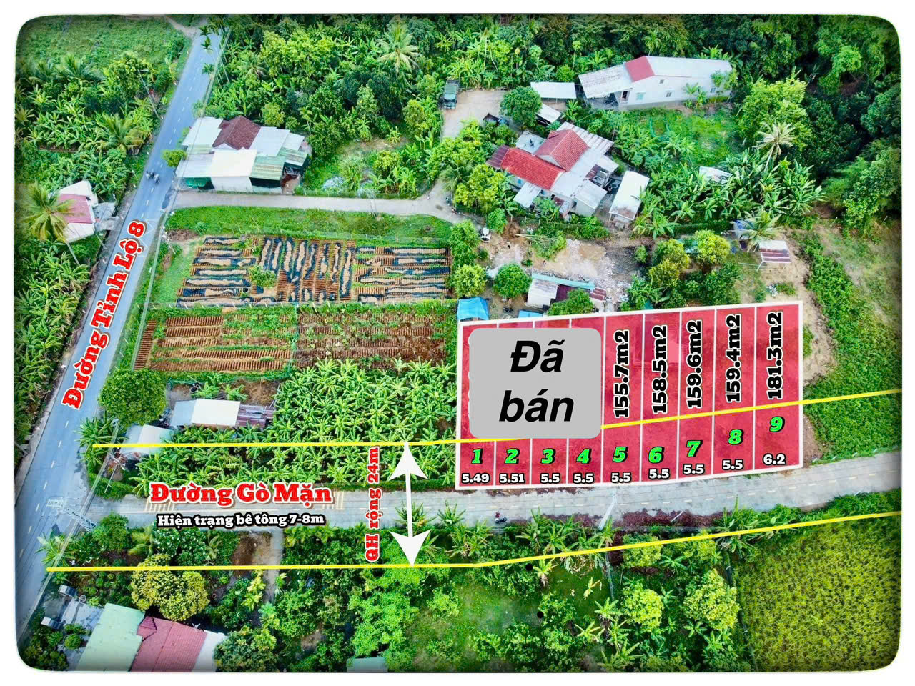 🏡 MỞ BÁN 5 LÔ ĐẤT GẦN SÔNG CÁI – DIÊN LÂM, DIÊN KHÁNH